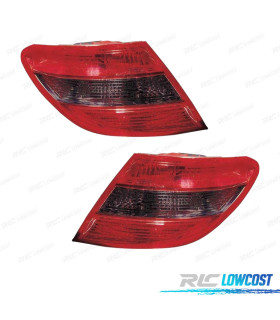 PILOTOS PARA MERCEDES CLASE C W204 BERLINA 07-10 TINTADO ROJO