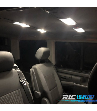 KIT 18 BOMBILLAS LED INTERIOR VOLKSWAGEN VW MULTIVAN MK5 T5 03-15