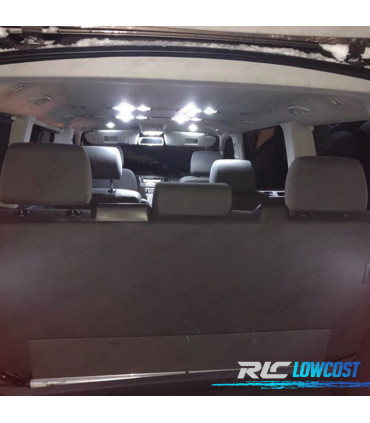 KIT 18 BOMBILLAS LED INTERIOR PARA VOLKSWAGEN VW MULTIVAN MK5 T5 03-15
