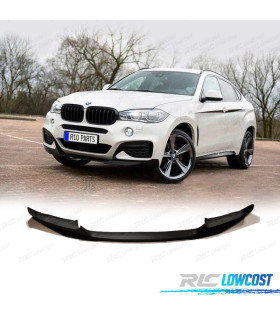 SPOILER DELANTERO BMW X6 F16 M 15- LOOK M NEGRO BRILLO
