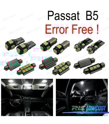 KIT 17 BOMBILLAS LED INTERIOR PARA VOLKSWAGEN VW PASSAT B5 SEDAN 97-05