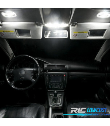 KIT 17 BOMBILLAS LED INTERIOR PARA VOLKSWAGEN VW PASSAT B5 SEDAN 97-05