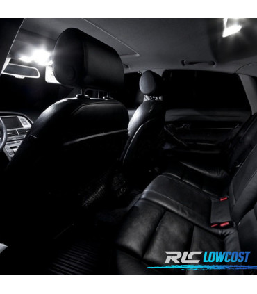 KIT 18 BOMBILLAS LED INTERIOR AUDI A6 S6 RS6 C6 AVANT 05-11
