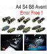 KIT 18 BOMBILLAS LED INTERIOR AUDI A4 S4 B8 AVANT 09-15