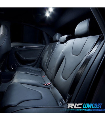 KIT 18 BOMBILLAS LED INTERIOR AUDI A4 S4 B8 AVANT 09-15