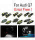 KIT 19 BOMBILLAS LED INTERIOR AUDI Q7 4L SPORT 05-14