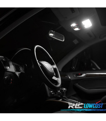 KIT 19 BOMBILLAS LED INTERIOR AUDI Q7 4L SPORT 05-14