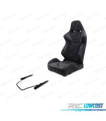 KIT ASIENTO BAQUET UNIVERSAL NEGRO EVO ERS RALLY