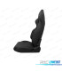ASIENTO DEPORTIVO SEMI BAQUET UNIVERSAL LOOK SPARCO CUERO NEGRO