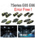 KIT 20 BOMBILLAS LED INTERIOR PARA BMW 7 SERIE E65 E66 745LI 750LI 760LI 745I 750I 2002-2008