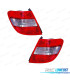 PILOTOS PARA MERCEDES CLASE C W204 ESTATE KOMBI 07-10 BLANCO ROJO