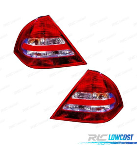 PILOTOS PARA MERCEDES CLASE C W203 BERLINA 04-07 BLANCO ROJO