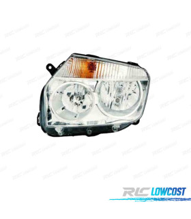 FARO IZQ PARA DACIA DUSTER 10- FONDO CROMO