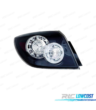 PILOTO IZQ PARA MAZDA 3 HATCHBACK 5P 03-09 LED FONDO NEGRO