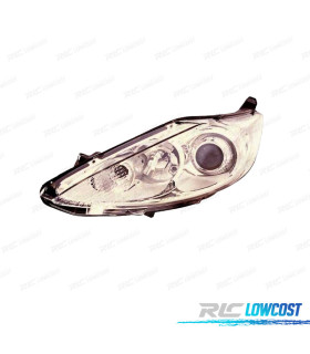 FARO IZQ FORD FIESTA MK6 3 5P 08-13 FONDO CROMO