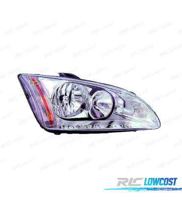 FARO DCH PARA FORD FOCUS II 04-08 FONDO CROMO
