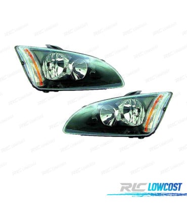 FAROS PARA FORD FOCUS II 04-08 FONDO NEGRO