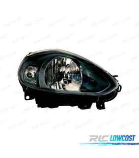 FARO DCH PARA FIAT PUNTO EVO 09- FONDO NEGRO