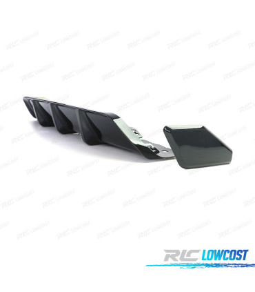 DIFUSOR BMW X6 F16 14-19 NEGRO BRILLO