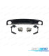 DIFUSOR AUDI A7 S LINE 16-18 LOOK RS7 NEGRO BRILLO + COLAS ESCAPE PLATA