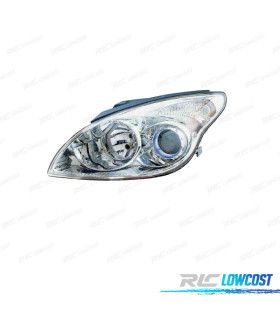 FARO IZQ HYUNDAI I30 07-12 FONDO CROMO
