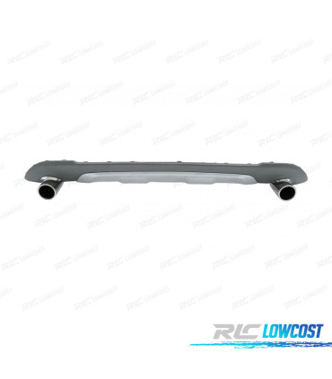 DIFUSOR BMW X1 F48 15- LOOK M + COLAS DE ESCAPE