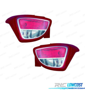 PILOTOS HYUNDAI I10 13- BLANCO ROJO