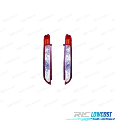 PILOTOS PARA FORD FOCUS III 5P 08-10 BLANCO ROJO
