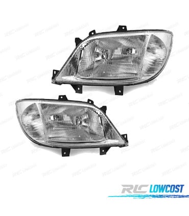 FAROS PARA MERCEDES SPRINTER 00-02 NIEBRAS INTEGRADOS
