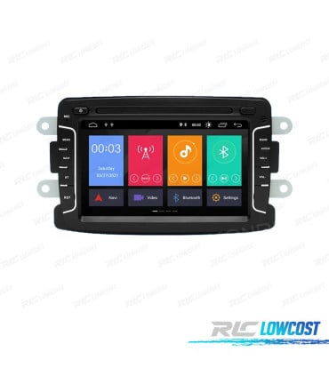 RADIO GPS ANDROID 11 PARA DACIA DUSTER DOKKER LOGAN SANDERO LODGY RENAULT CAPTUR CARPLAY
