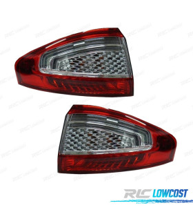 PILOTOS PARA FORD MONDEO IV 4P 10-14 LED BLANCO ROJO