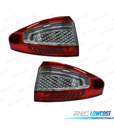 PILOTOS PARA FORD MONDEO IV 4P 10-14 LED BLANCO ROJO