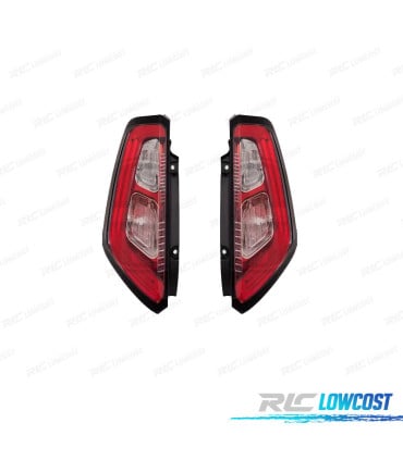PILOTOS PARA FIAT PUNTO EVO 09- LED CERCO NEGRO