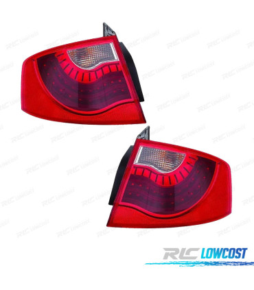 PILOTOS PARA SEAT EXEO SEDÁN 11- LED BLANCO ROJO