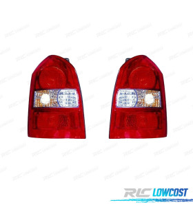 PILOTOS PARA HYUNDAI TUCSON 04-10 BLANCO ROJO