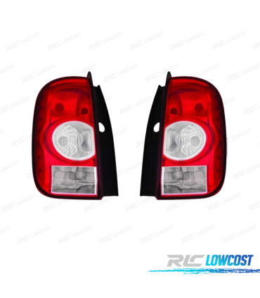 PILOTOS PARA DACIA DUSTER 10-13 BLANCO ROJO