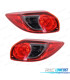 PILOTOS PARA MAZDA CX5 12-16 ROJO AHUMADO