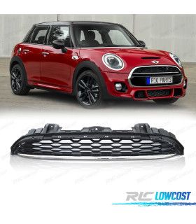 PARRILLA MINI COOPER F55 F56 F57 14-21 LOOK SPORT NEGRO CROMO