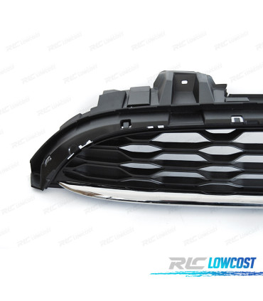 PARRILLA MINI COOPER F55 F56 F57 14-21 LOOK SPORT NEGRO CROMO