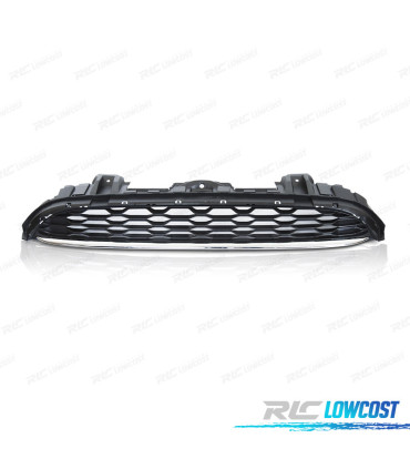 PARRILLA MINI COOPER F55 F56 F57 14-21 LOOK SPORT NEGRO CROMO