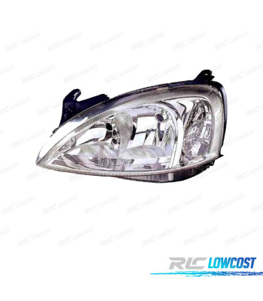 FARO IZQ PARA OPEL CORSA C 00-03 Y COMBO 01- VAL