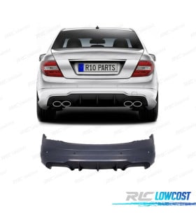 PARAGOLPES TRASERO MERCEDES CLASE C W204 07-14 LOOK AMG C63 PDC