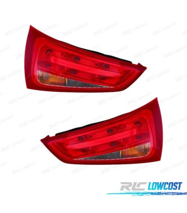 PILOTOS AUDI A1 SPORTBACK 10-15 BLANCO ROJO