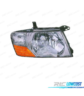 FARO DCH PARA MITSUBISHI MONTERO PAJERO 03-06 FONDO CROMO H4