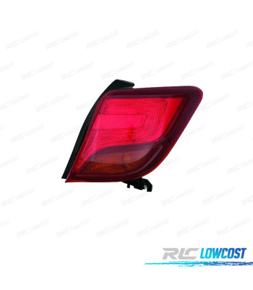 PILOTO DCH PARA TOYOTA YARIS 5P 14- ROJO