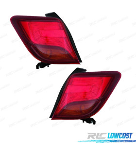 PILOTOS TOYOTA YARIS 5P 14-17 ROJO
