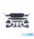 DIFUSOR MERCEDES GLC C253 COUPE 16-19 LOOK GLC63 + COLAS ESCAPE NEGRAS