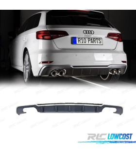 DIFUSOR AUDI A3 HATCHBACK 16-20 LOOK S3