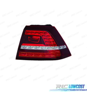 PILOTO DCH PARA VOLKSWAGEN VW GOLF VII GTI GTD 12-17 LED BLANCO ROJO