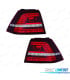 PILOTOS PARA VOLKSWAGEN VW GOLF VII GTI GTD 12-17 LED BLANCO ROJO